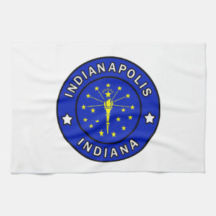 Indianapolis Indiana Tea Towel
