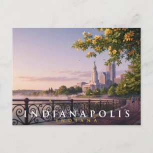 Indianapolis Indiana Travel  Postcard