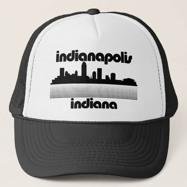 Indianapolis Indiana Trucker Hat (Front)