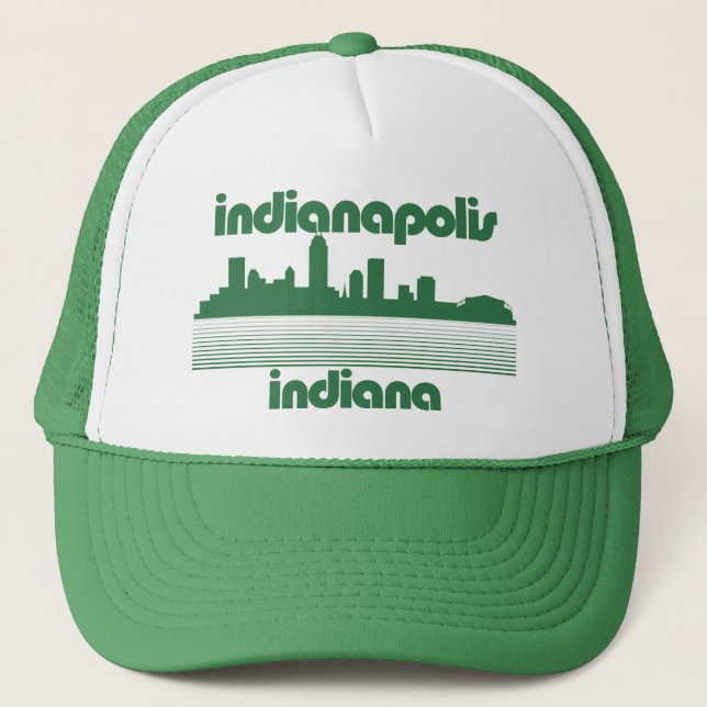 Indianapolis Indiana Trucker Hat (Front)
