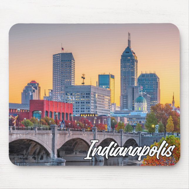 Indianapolis, Indiana, United States Mouse Mat (Front)