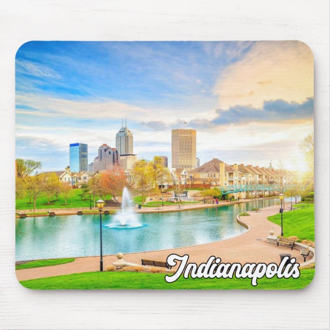 Indianapolis, Indiana, United States Mouse Mat (Front)