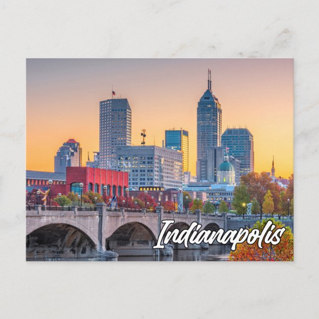 Indianapolis, Indiana, United States Postcard (Front)