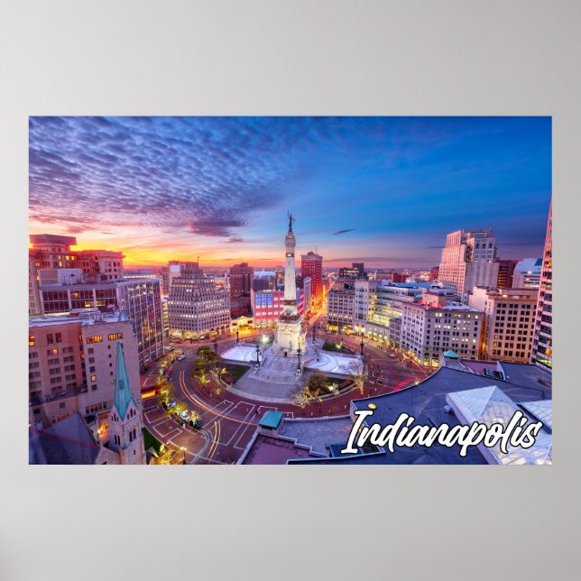 Indianapolis, Indiana, United States Poster (Front)