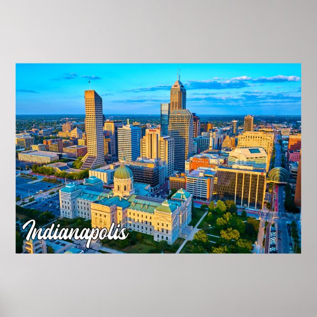 Indianapolis, Indiana, United States Poster (Front)