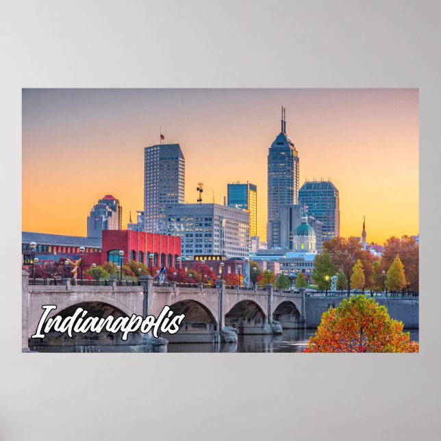 Indianapolis, Indiana, United States Poster (Front)