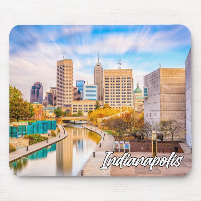 Indianapolis, Indiana, USA Mouse Mat (Front)