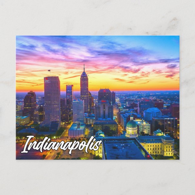 Indianapolis, Indiana, USA Postcard (Front)