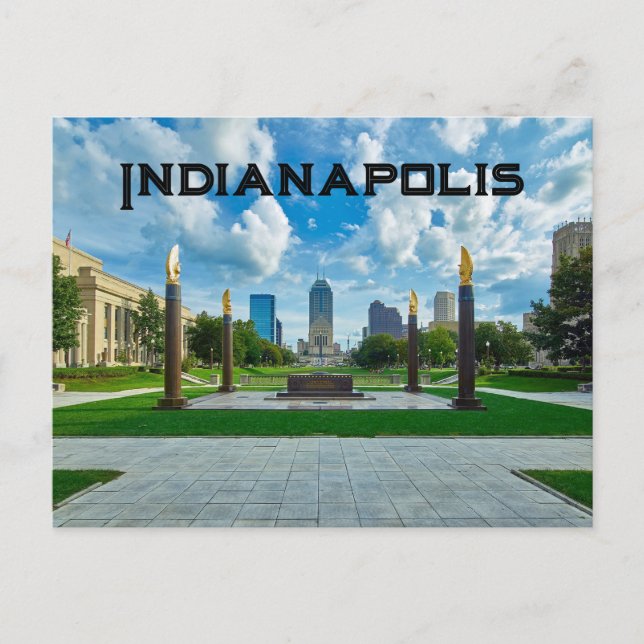 Indianapolis, Indiana, USA  Postcard (Front)