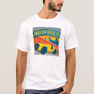 Indianapolis, Indiana   Vintage Racer T-Shirt