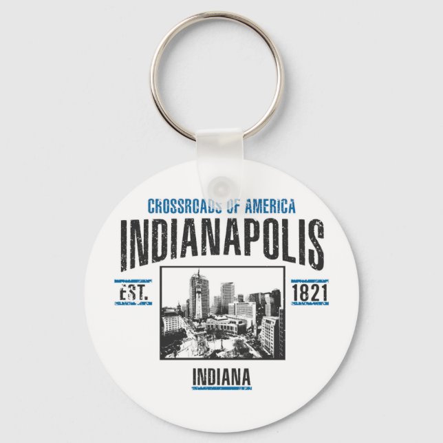 Indianapolis Key Ring (Front)