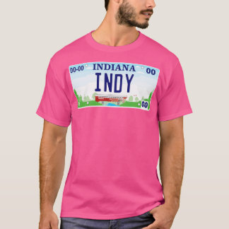 Indianapolis License Plate T-Shirt