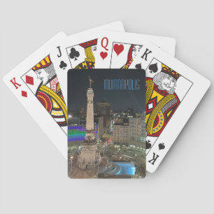 Indianapolis Monument Circle Playing Cards