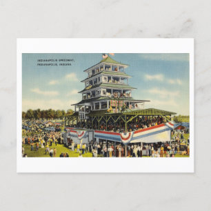 Indianapolis Motor Speedway Indy 500 Vintage Postcard