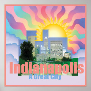 INDIANAPOLIS POSTER Print
