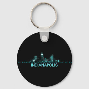 Indianapolis Skyline Key Ring