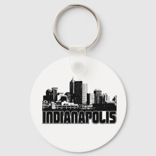 Indianapolis Skyline Key Ring