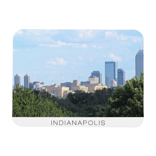 Indianapolis Skyline Magnet (Horizontal)