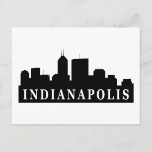 Indianapolis Skyline Postcard