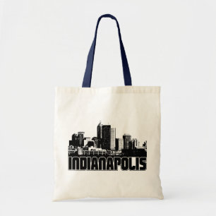 Indianapolis Skyline Tote Bag