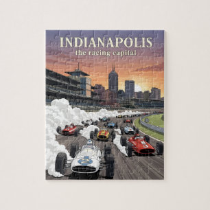 Indianapolis the racing capital of the world jigsaw puzzle