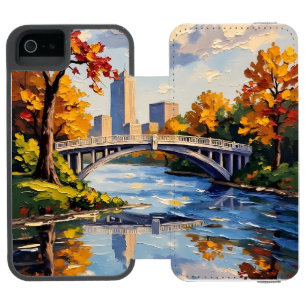 Indianapolis White Bridge Over the White River  Incipio Watson™ iPhone 5 Wallet Case