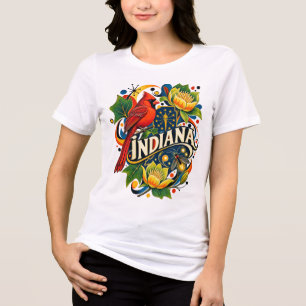 Indiana's Wonderful Wildlife Tri-Blend Shirt