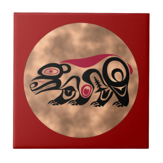 Indianer Schild Native American shield Tile