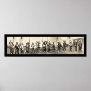 Indians Astoria OR Photo 1911 Poster