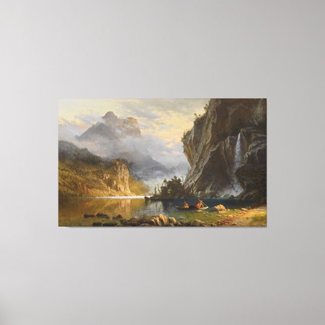 Indians Fishing Canvas Print (Front)