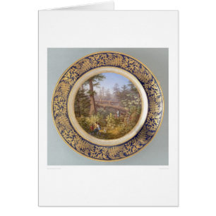 Indians in Sitka, Alaska Forest Plate (2953A)