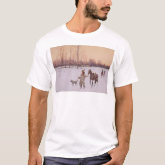 Indians in the Snow (0565A) T-Shirt