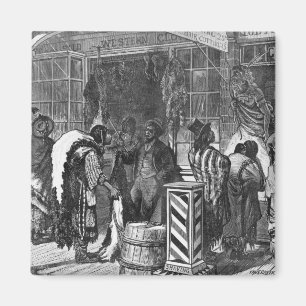 Indians Trading at a Frontier Town Magnet