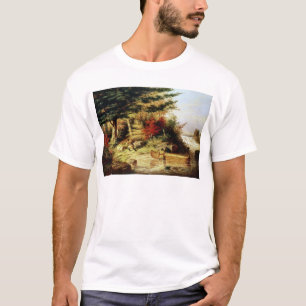 Indians transport furs through Canadian T-Shirt