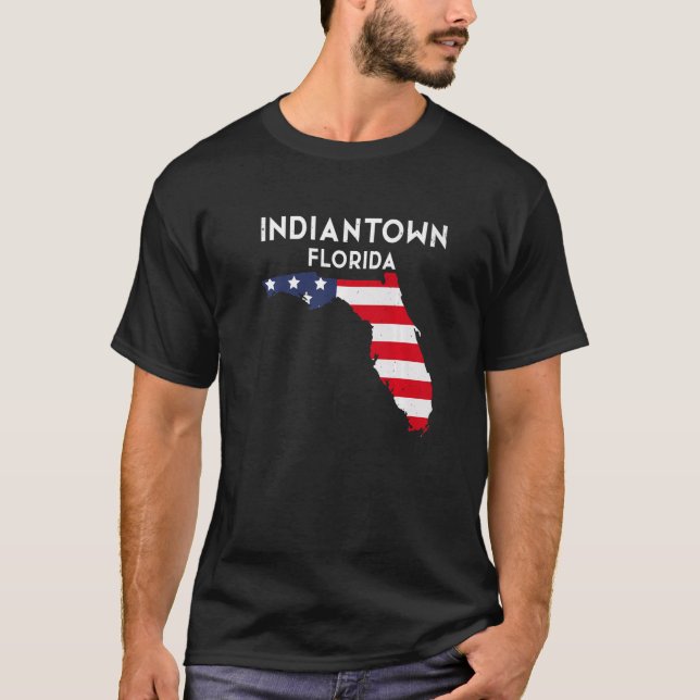 Indiantown Florida USA State America Travel Florid T-Shirt (Front)
