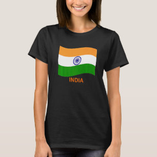 India's Bharat Indian Waving Flag   T-Shirt