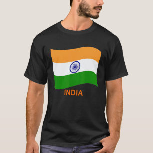 India's Bharat Indian Waving Flag T-Shirt