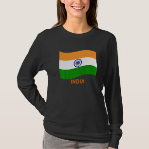 India's Bharat Indian Waving Flag T-Shirt