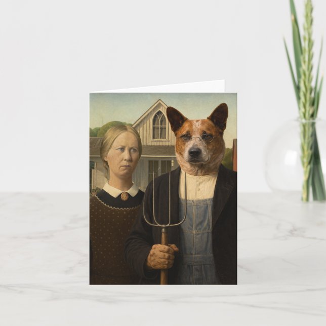 Indie Art Greeting Card (Front)