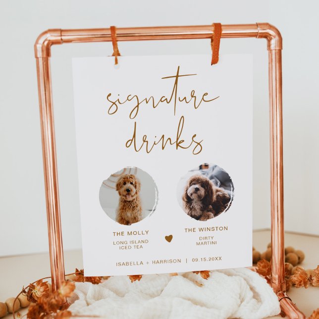 INDIE Boho 2 Photo Pet Signature Drink  Poster (Creator Uploaded)