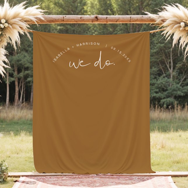INDIE Boho Earth Tone Wedding Backdrop Tapestry (Creator Uploaded)