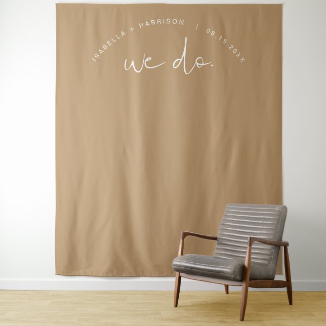 INDIE Boho Earth Toned Backdrop Tapestry (In Situ)