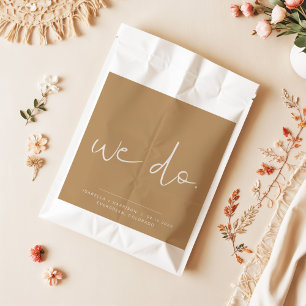 INDIE Boho Earth Toned Wedding We Do Favour Bag