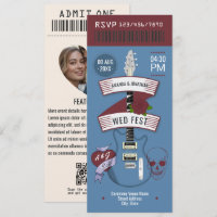 Indie Twilight Rock ’n’ Roll Wedding Ticket