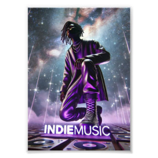 indieMusic Purple-1 Photo Print