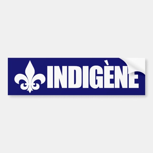 Indigene Bumper Sticker (Front)
