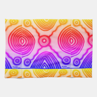 Indigenous Aboriginal Designed Tea Towel