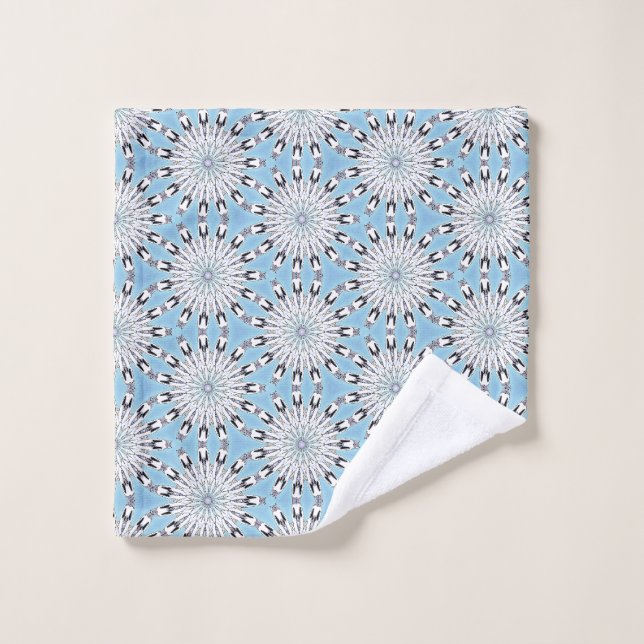 Indigenous Bloom Bath Towel Set (Wash Cloth)