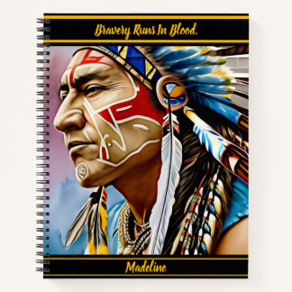Indigenous Composition Book: Wild Flair Notebook