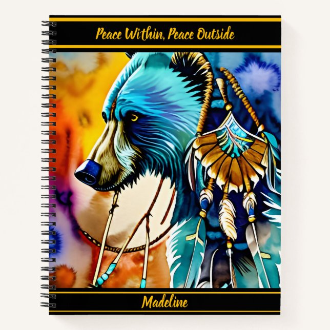 Indigenous Design Notebook: Artistic Flair Notebook (Front)